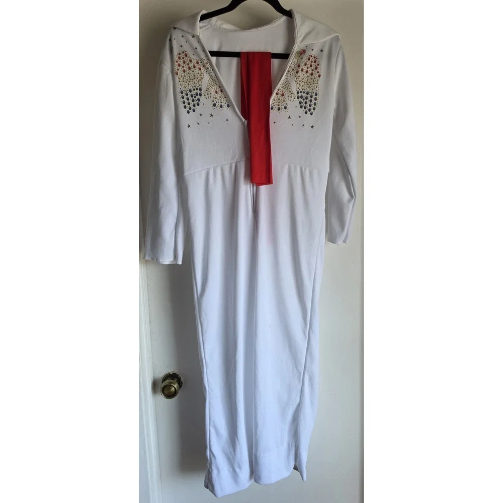 Elvis White Kid's Costume Long Sleeve Collared Outfit